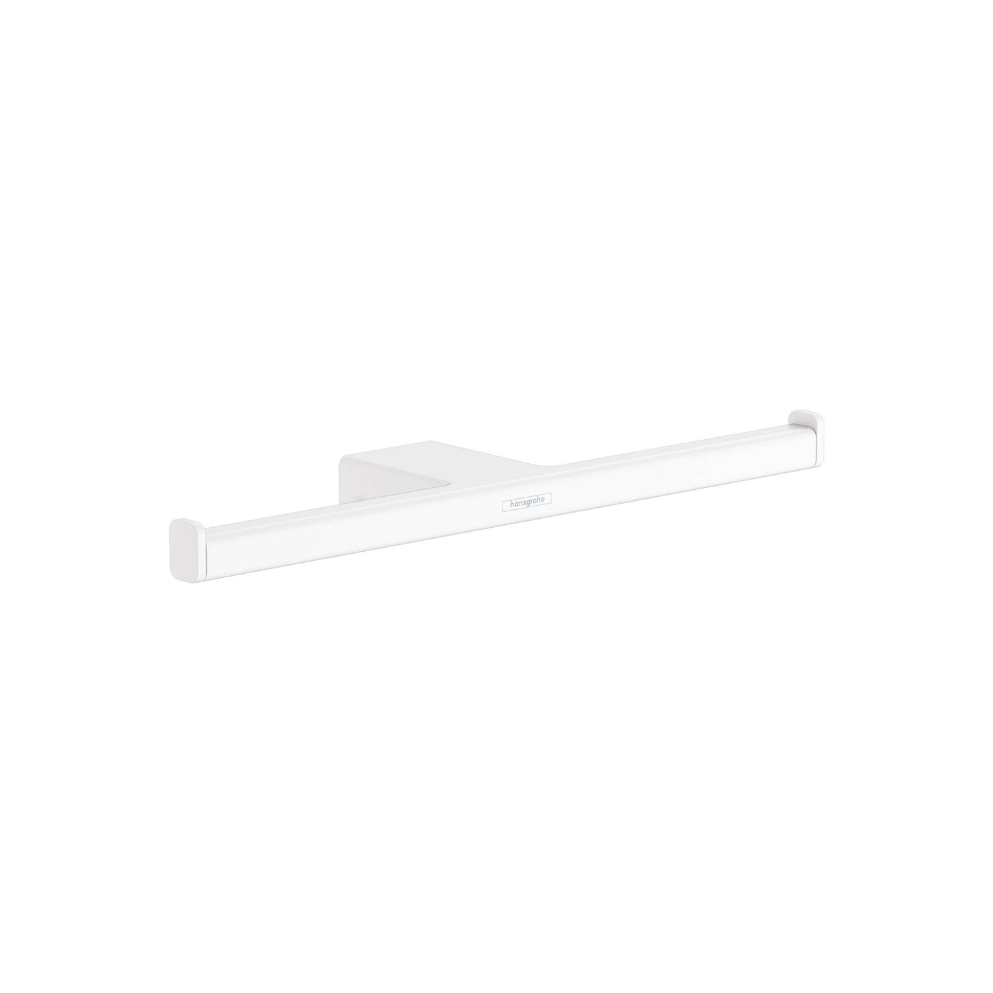 HANSGROHE 41748700 Matte White AddStoris Modern Toilet Paper Holder