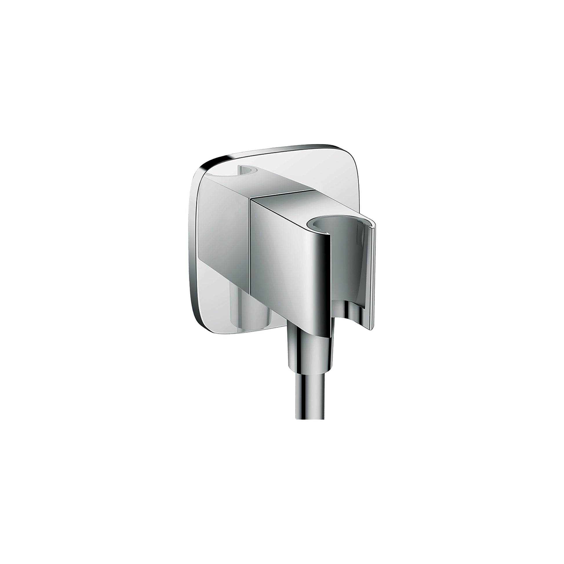 HANSGROHE 26485001 Wall Outlet E with Handshower Holder in Chrome