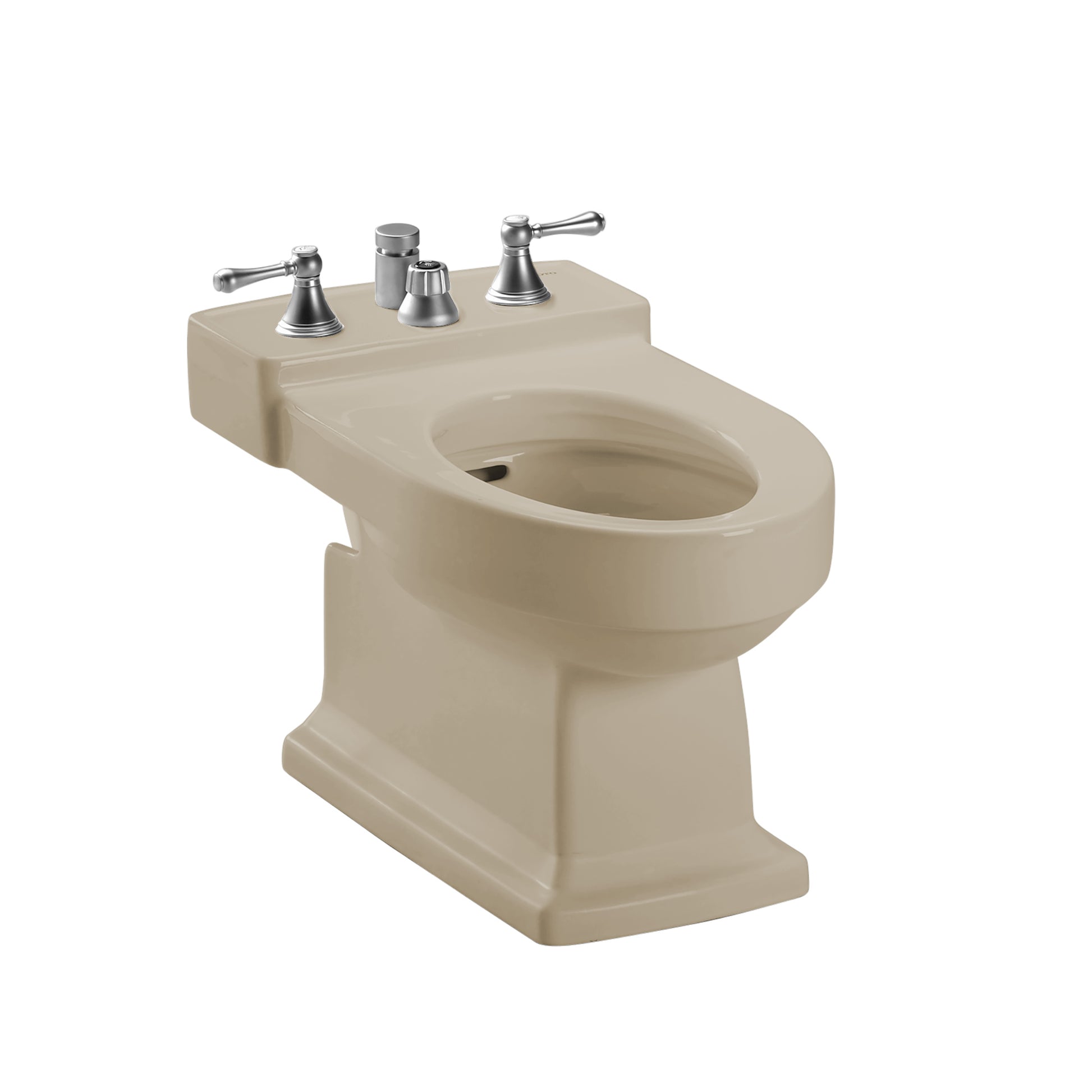 TOTO BT930B#03 Lloyd Deck Mount Vertical Spray Flushing Rim Bidet , Bone