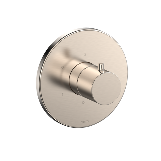 TOTO TBV01102U#BN Round Three-Way Diverter Trim with Off , Brushed Nickel