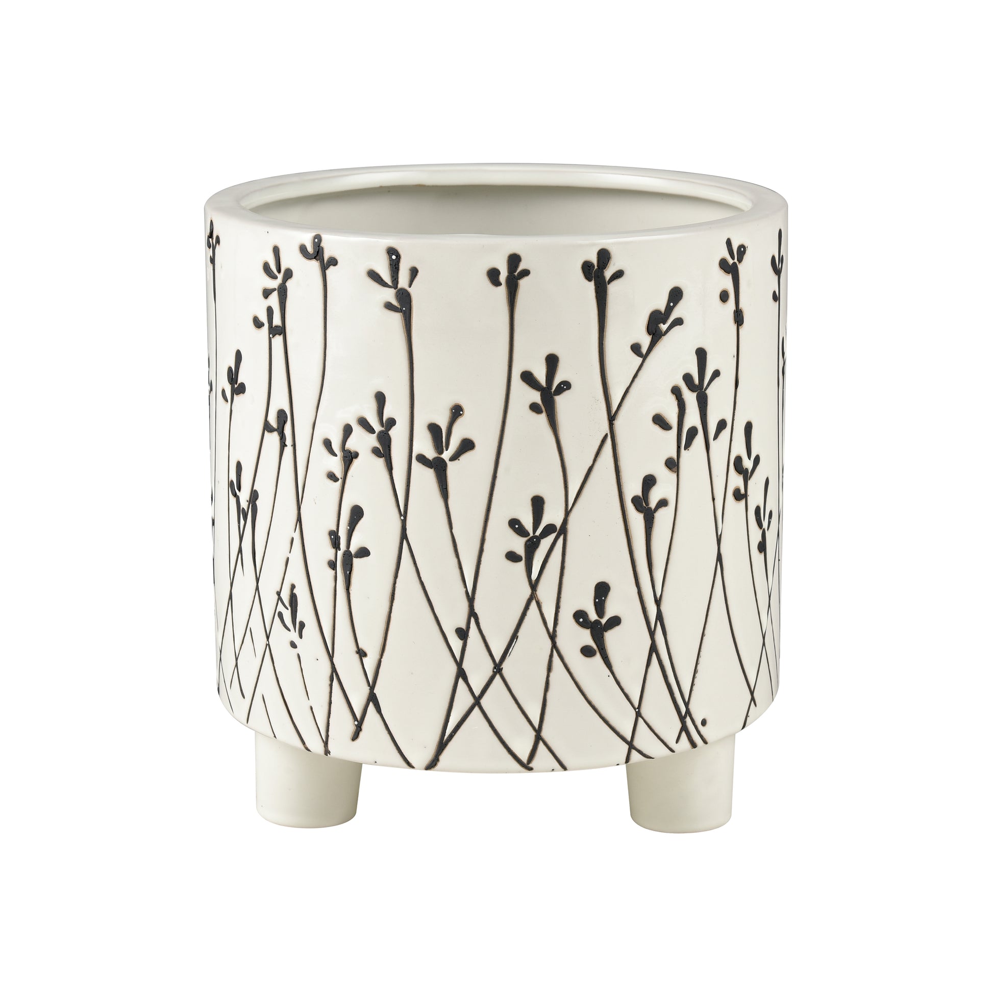 ELK STUDIO S0017-9727 Melton Planter - Large White