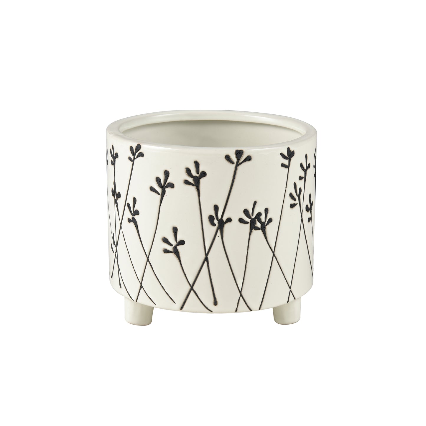 ELK STUDIO S0017-9728 Melton Planter - Small White