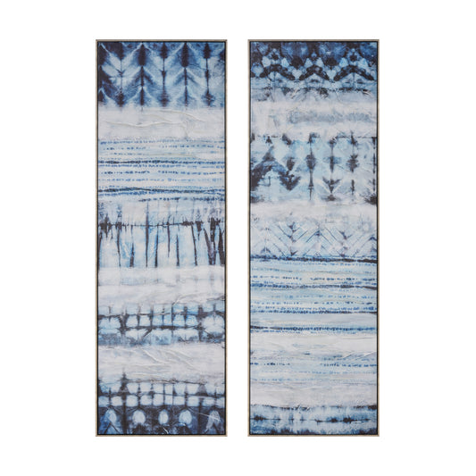 ELK STUDIO S0056-10622/S2 Shibori Framed Wall Art - Set of 2