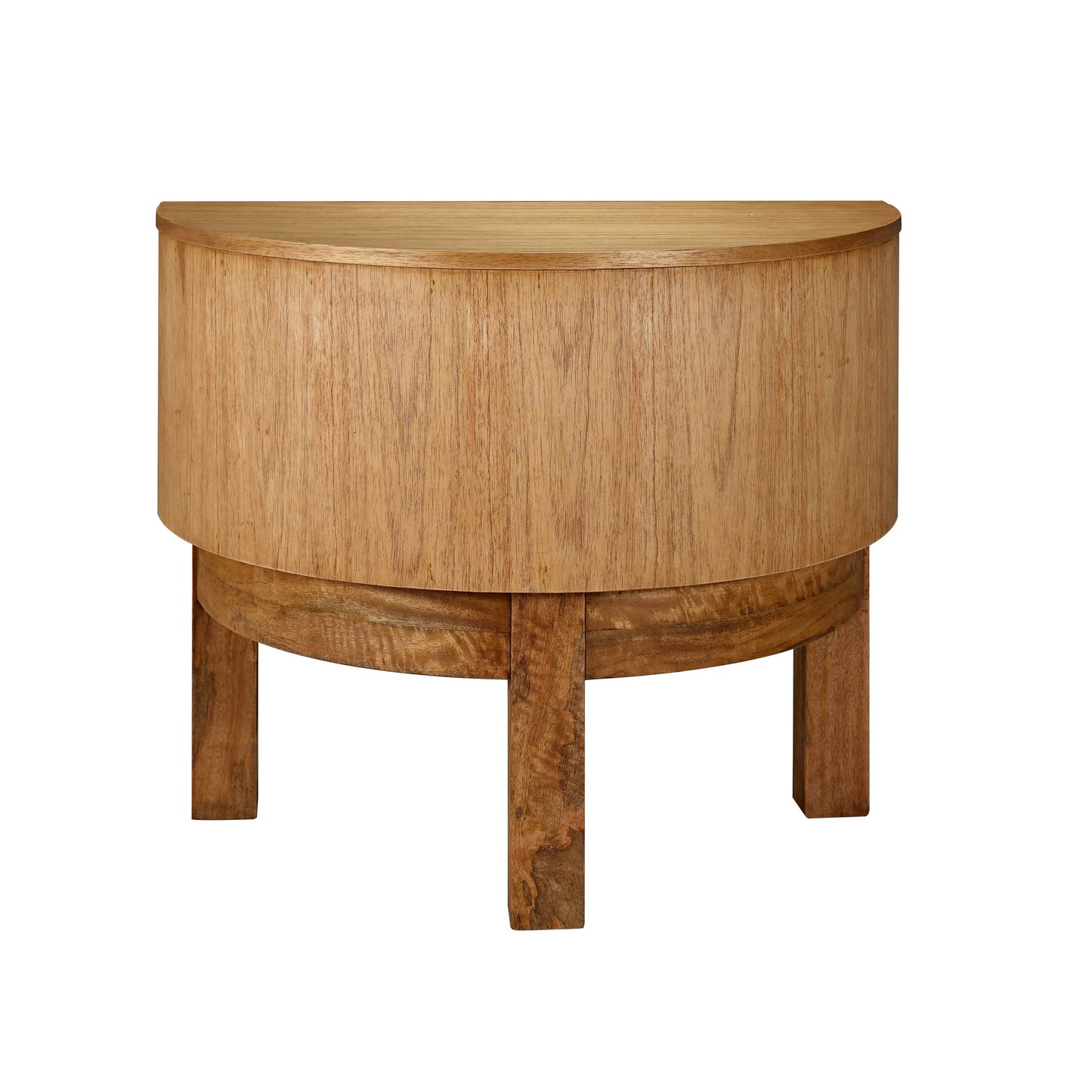 ELK STUDIO S0075-10570 Zander Accent Table - Demilune Wheat Toast