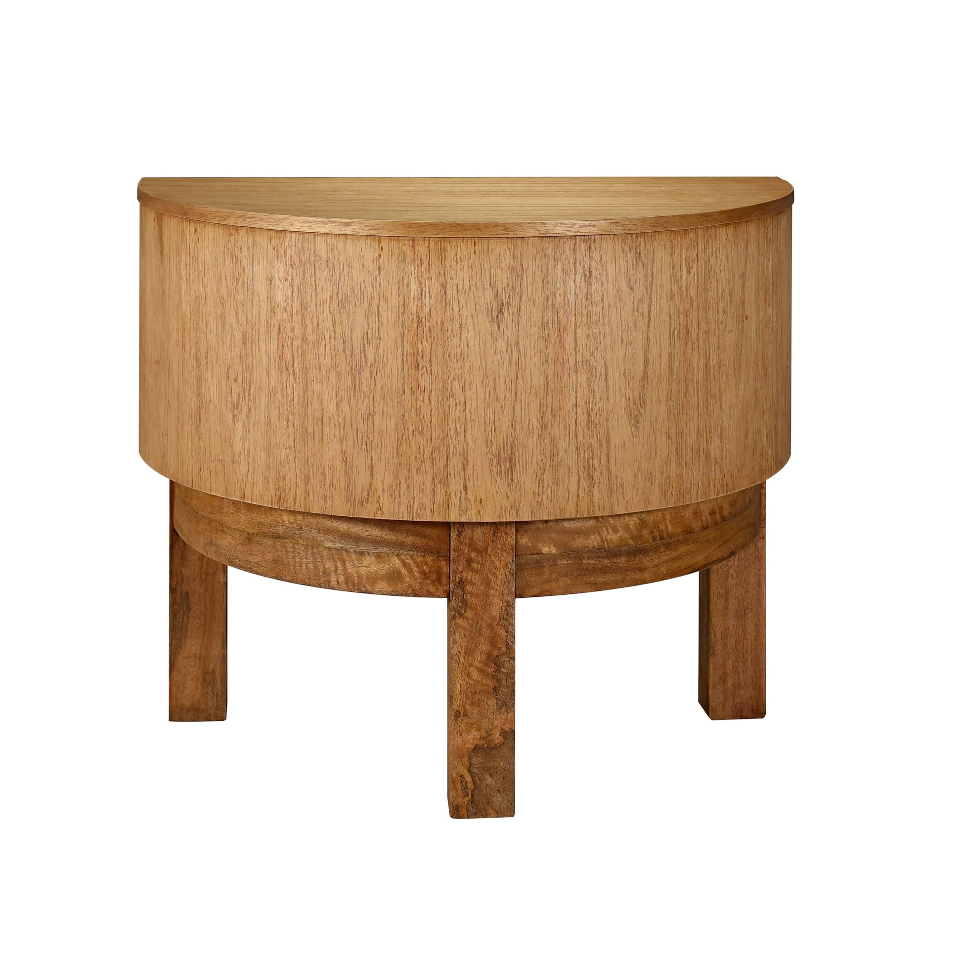 ELK STUDIO S0075-10570 Zander Accent Table - Demilune Wheat Toast