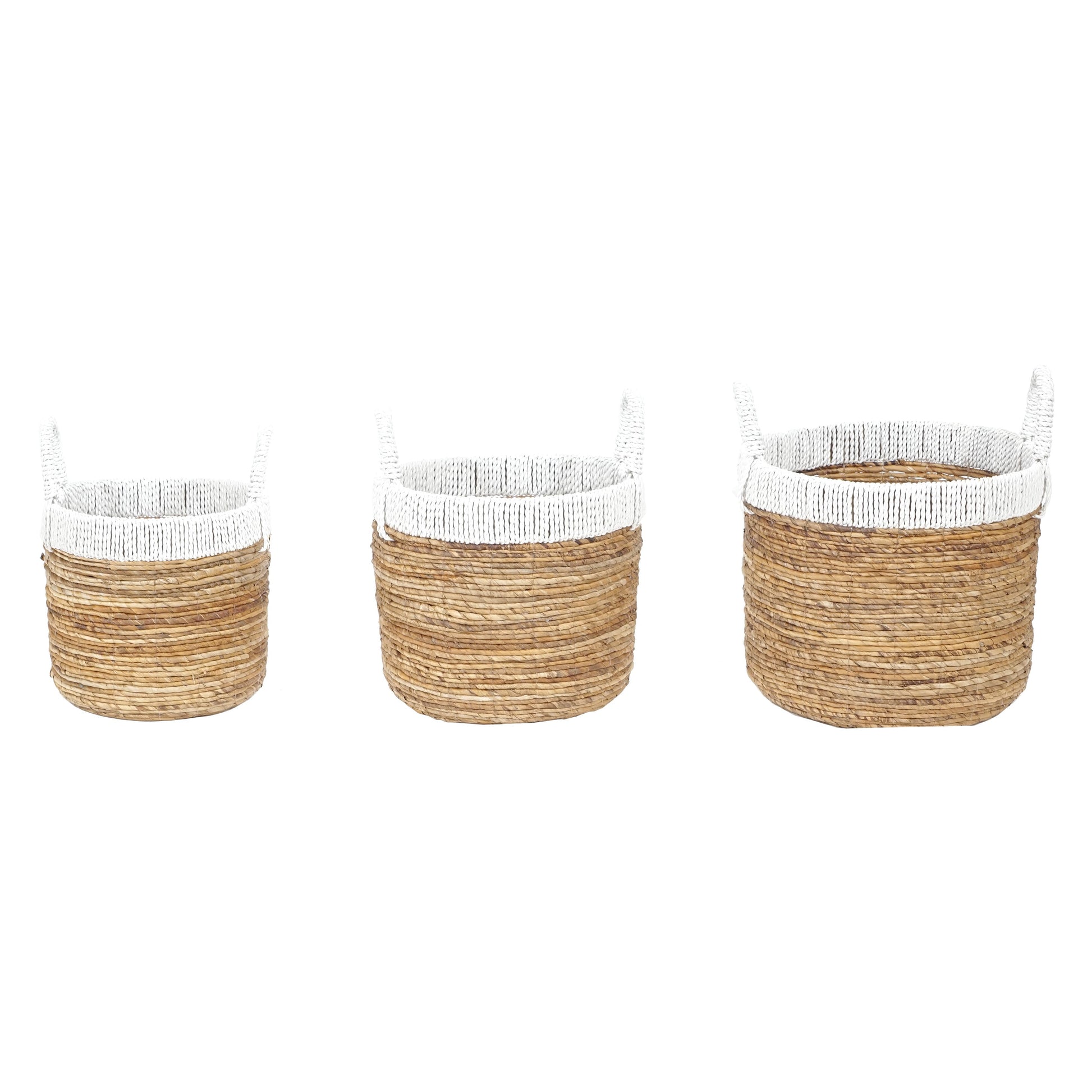 ELK STUDIO S0077-8233/S3 Holset Basket - Set of 3 White