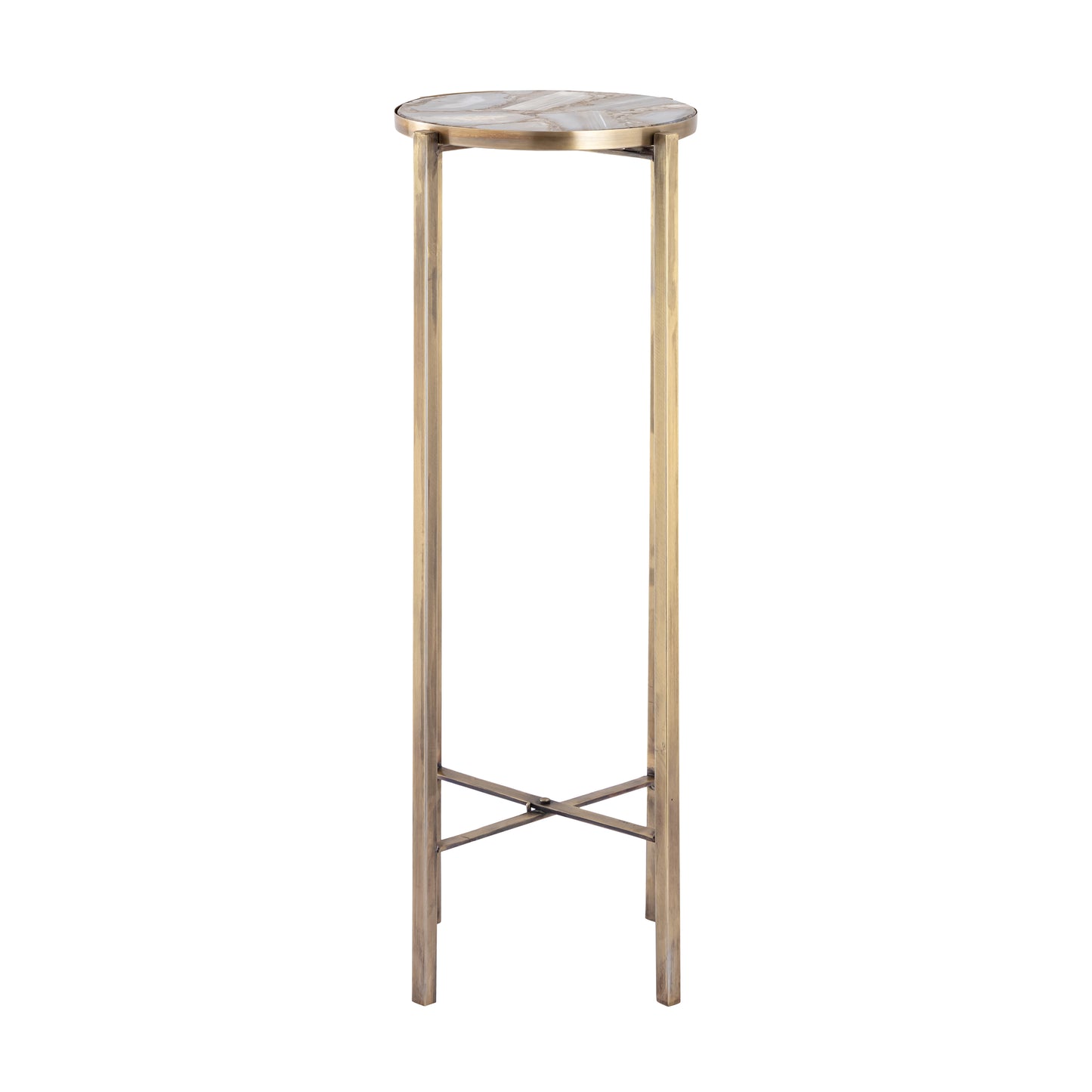 ELK STUDIO S0805-11210 Watkins Accent Table - Antique Brass