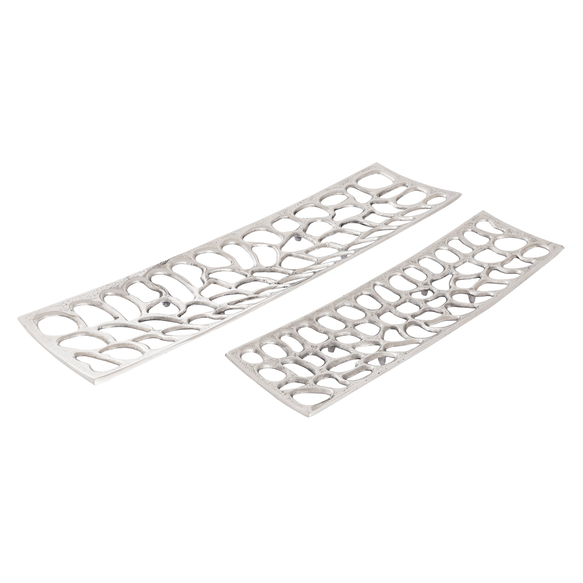 ELK STUDIO S0807-11395/S2 Maro Tray - Set of 2 Nickel