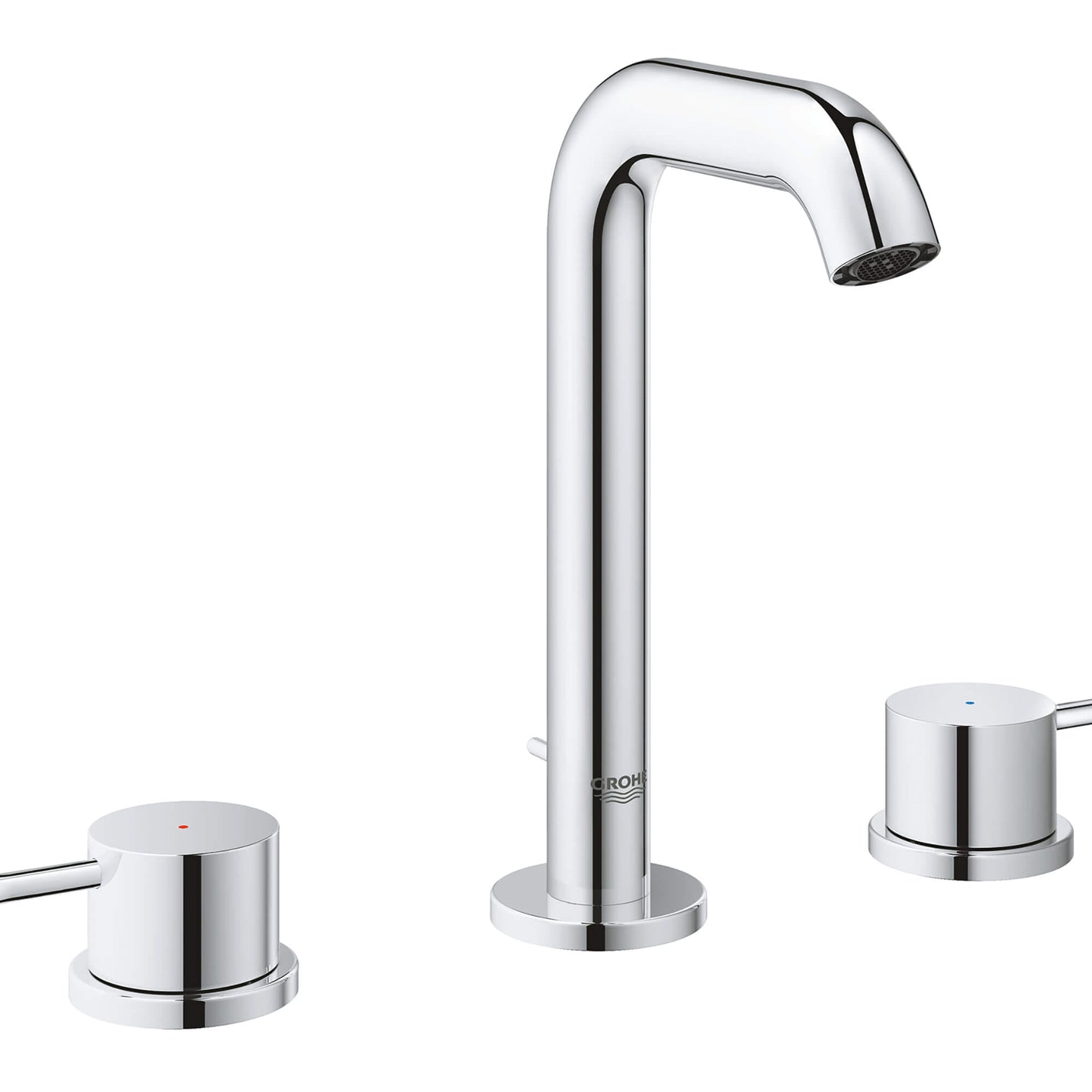 GROHE 2029700A Essence New Chrome 8-inch Widespread 2-Handle M-Size Bathroom Faucet 1.2 GPM