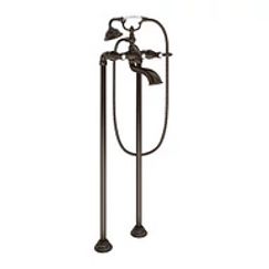MOEN S22110ORB Weymouth  Two-Handle Tub Filler Includes Hand Shower In Oil Rubbed Bronze