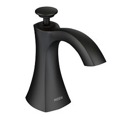MOEN S3948BL Transitional Soap Dispenser In Matte Black