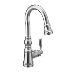 MOEN S53004 Weymouth  One-Handle Pulldown Bar Faucet In Chrome