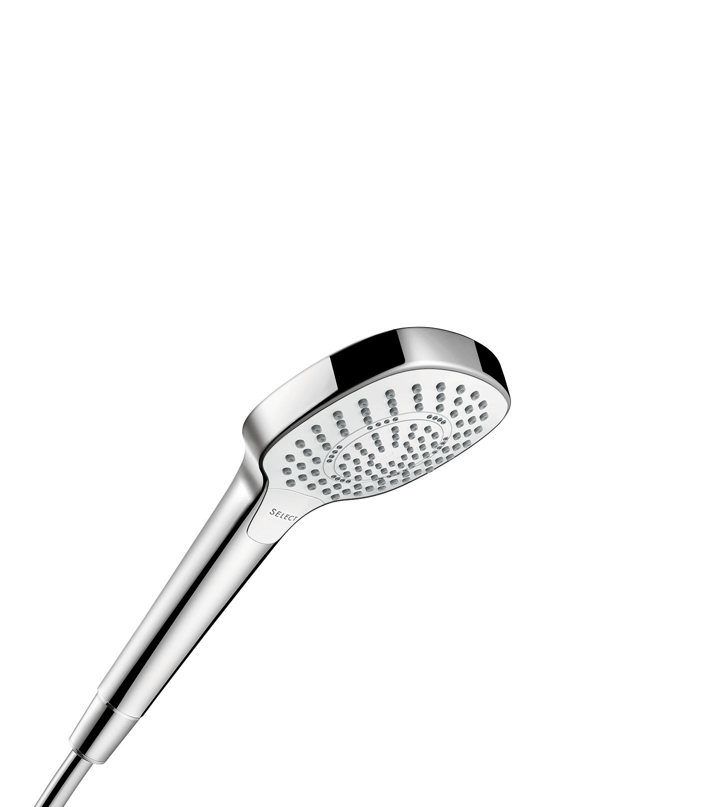 HANSGROHE 26811401 Croma Select E Handshower 110 3-Jet, 2.0 GPM in White/Chrome