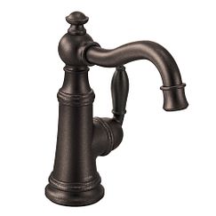 MOEN S62101ORB Weymouth  One-Handle Bar Faucet In Oil Rubbed Bronze