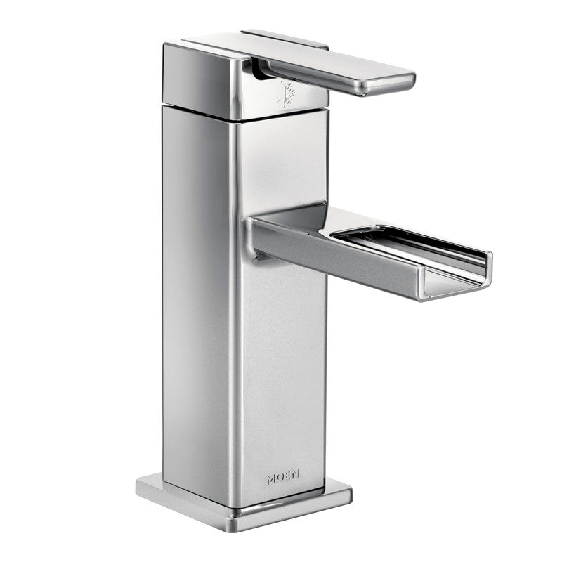 MOEN S6705 90 Degree Chrome One-Handle Bathroom Faucet