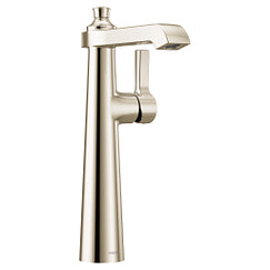 MOEN S6982NL Flara  One-Handle Vessel Bathroom Faucet In Polished Nickel