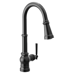 MOEN S72003EVBL Paterson  One-Handle Pulldown Kitchen Faucet In Matte Black