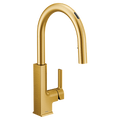 MOEN S72308EVBG Sto Stō Smart Kitchen One-Handle High Arc Pulldown Kitchen Faucet - Brushed Gold