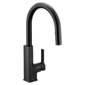 MOEN S72308EVBL Sto Stō Smart Kitchen One-Handle High Arc Pulldown Kitchen Faucet - Matte Black