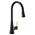 MOEN S7235EVBL Sinema  One-Handle Pulldown Kitchen Faucet In Matte Black