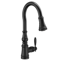 MOEN S73004EVBL Weymouth  One-Handle Pulldown Kitchen Faucet In Matte Black