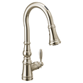 MOEN S73004EVNL Weymouth  One-Handle Pulldown Kitchen Faucet In Polished Nickel