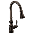 MOEN S73004EVORB Weymouth  One-Handle Pulldown Kitchen Faucet In Oil Rubbed Bronze