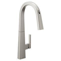 MOEN S75005EVSRS  One-Handle Pulldown Kitchen Faucet In Spot Resist Stainless
