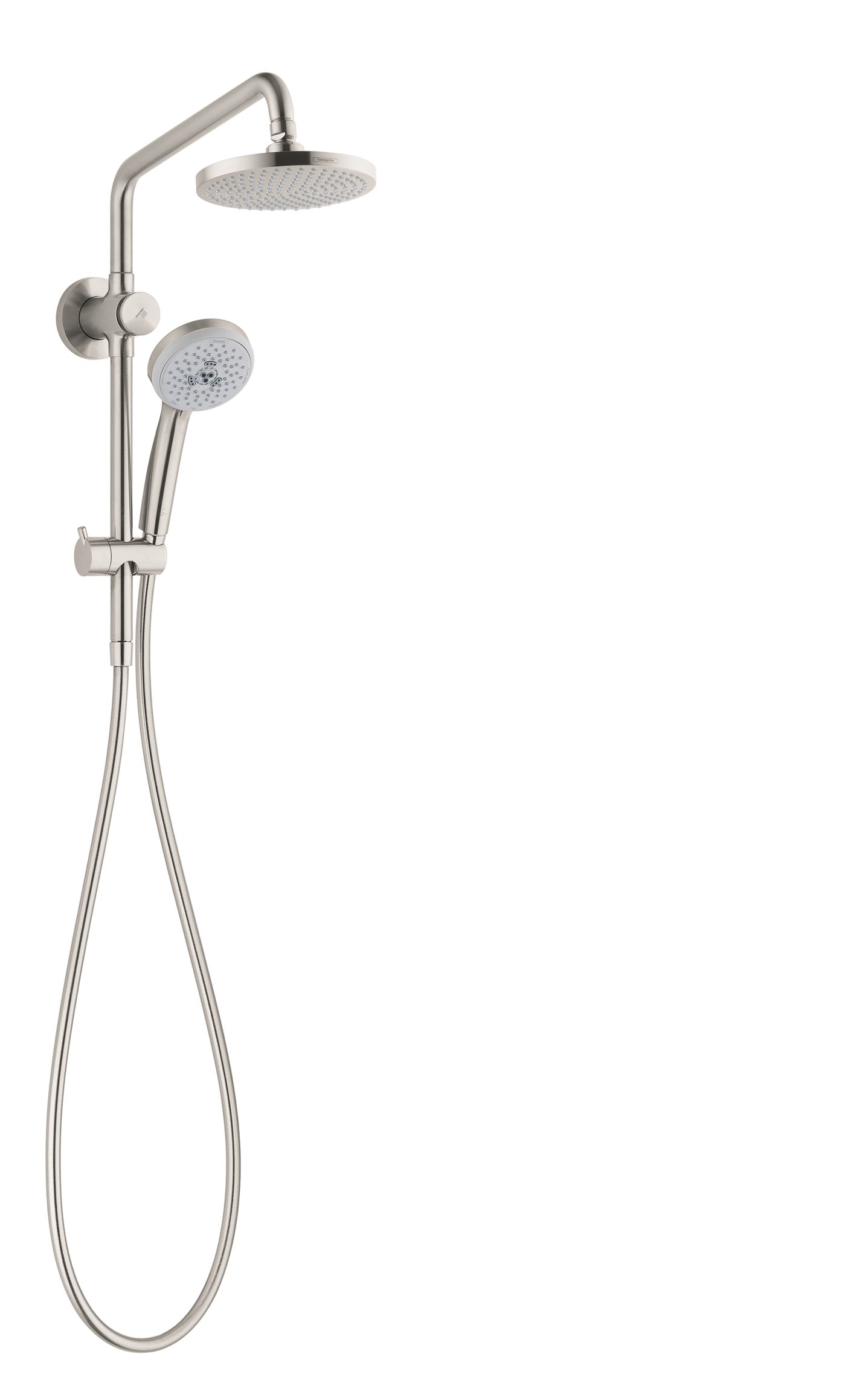 HANSGROHE 04526820 Brushed Nickel Croma Modern Showerpipe 2 GPM