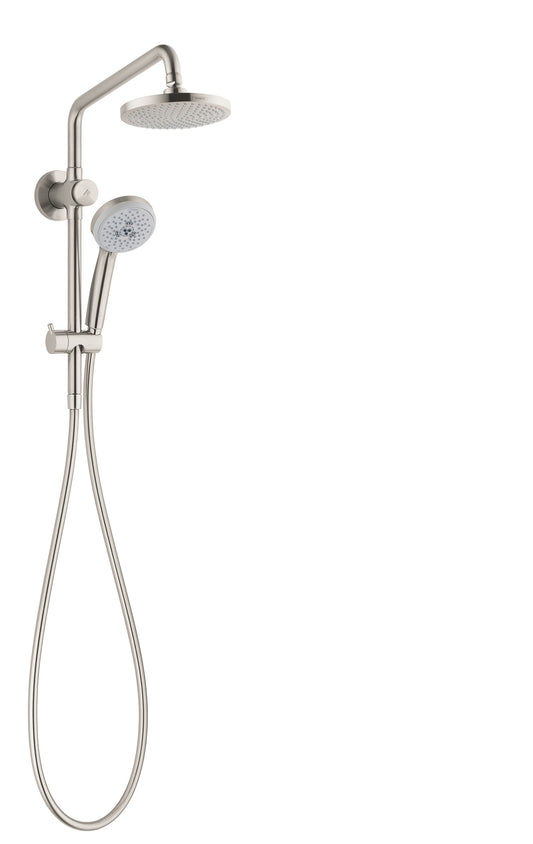 HANSGROHE 04526820 Brushed Nickel Croma Modern Showerpipe 2 GPM