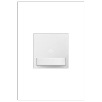 LEGRAND ASVS12W4 ADORNE  Motion Sensor Switch, Manual On/Auto Off, White, with Microban