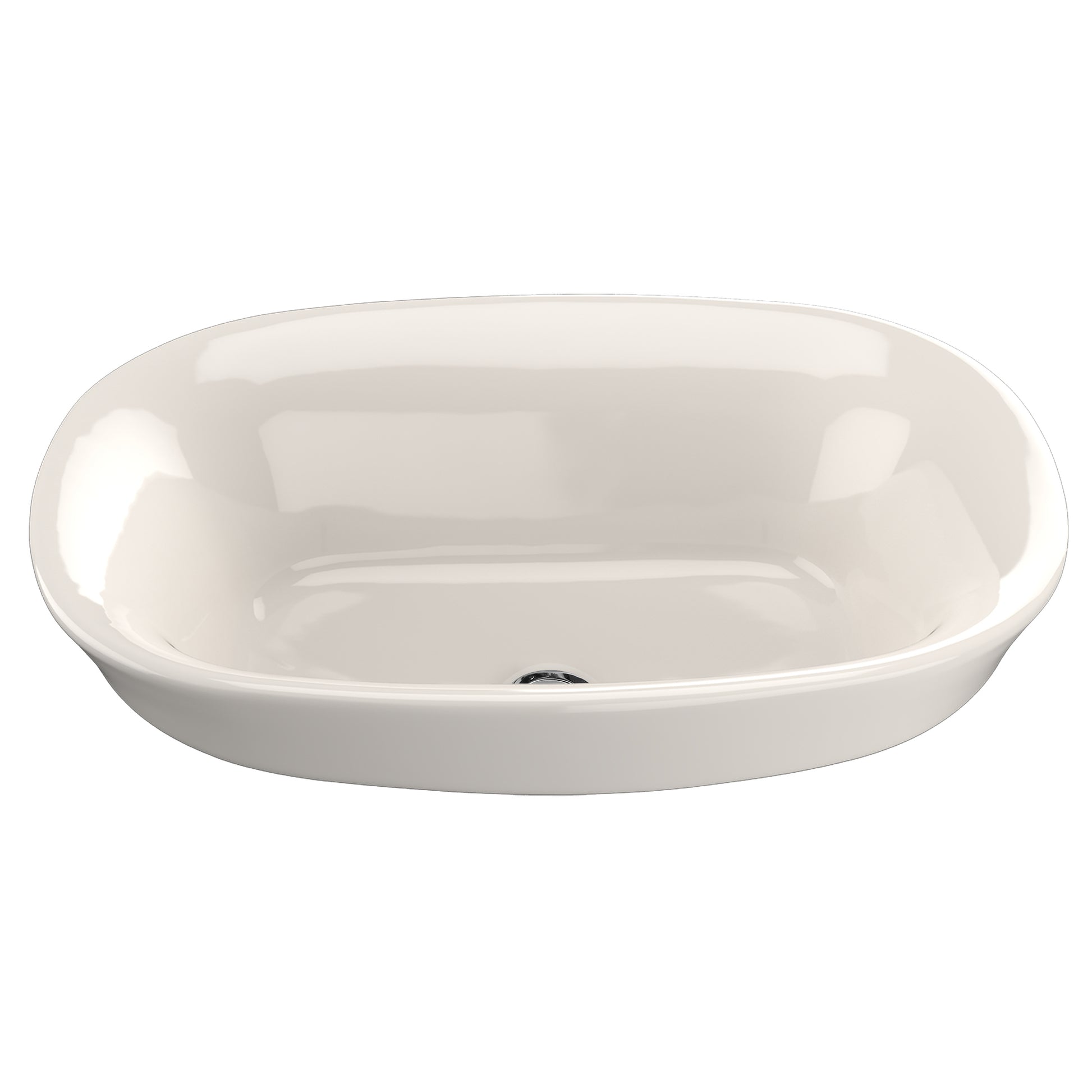 TOTO LT480G#12 Maris Oval Semi-Recessed Vessel Bathroom Sink with CEFIONTECT , Sedona Beige