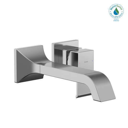 TOTO TLG08308U#CP GC 1.2 GPM Wall-Mount Single-Handle Long Bathroom Faucet with COMFORT GLIDE Technology , Polished Chrome