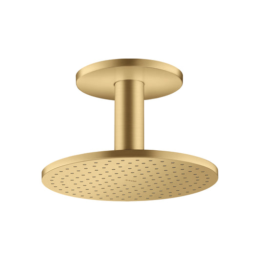 AXOR 35297251 Brushed Gold Optic ShowerSolutions Modern Showerhead 2.5 GPM