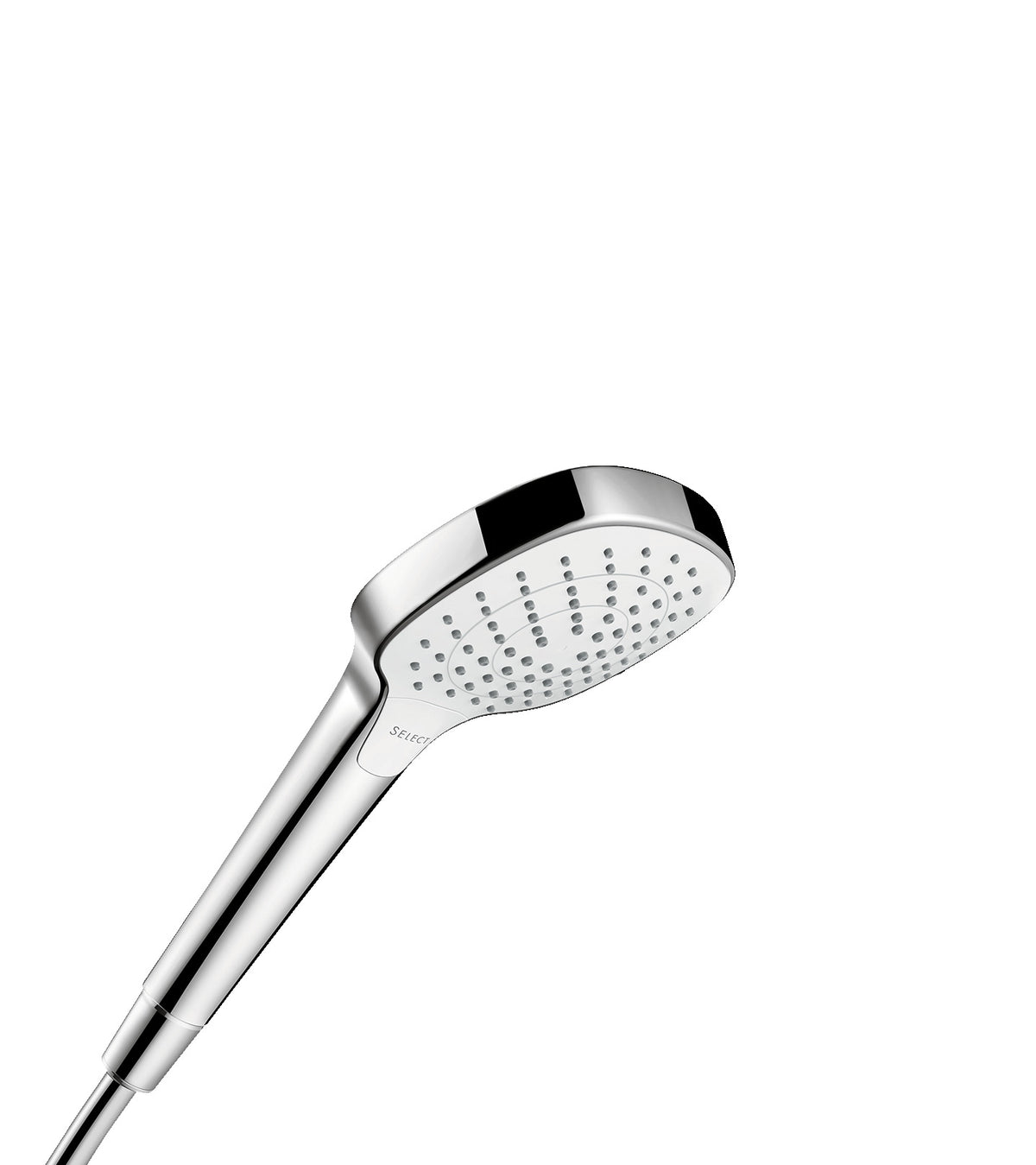 HANSGROHE 04726000 White/Chrome Croma Select E Modern Handshower 2 GPM