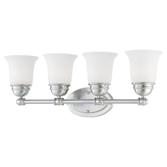 THOMAS SL714478 Bella 24.5'' Wide 4-Light Vanity Light - Brushed Nickel