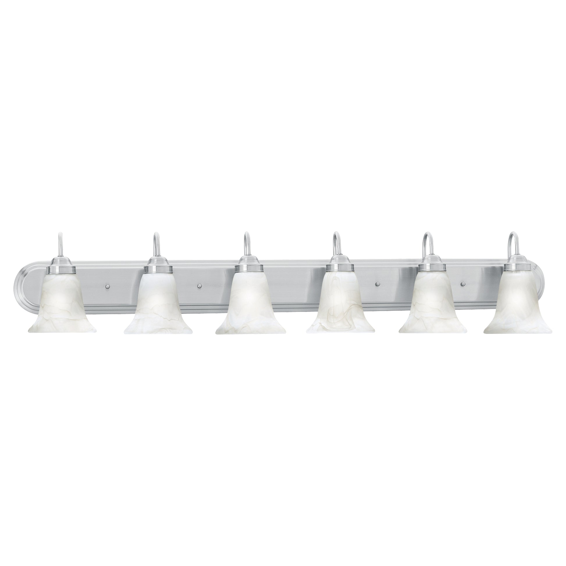 THOMAS SL758678 Homestead 48'' Wide 6-Light Vanity Light - Brushed Nickel