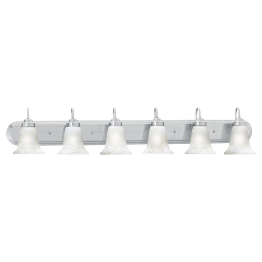 THOMAS SL758678 Homestead 48'' Wide 6-Light Vanity Light - Brushed Nickel