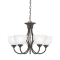 THOMAS SL801563 Tahoe 24'' Wide 5-Light Chandelier - Painted Bronze