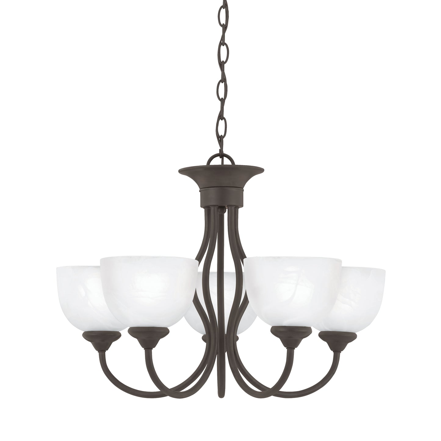 THOMAS SL801563 Tahoe 24'' Wide 5-Light Chandelier - Painted Bronze