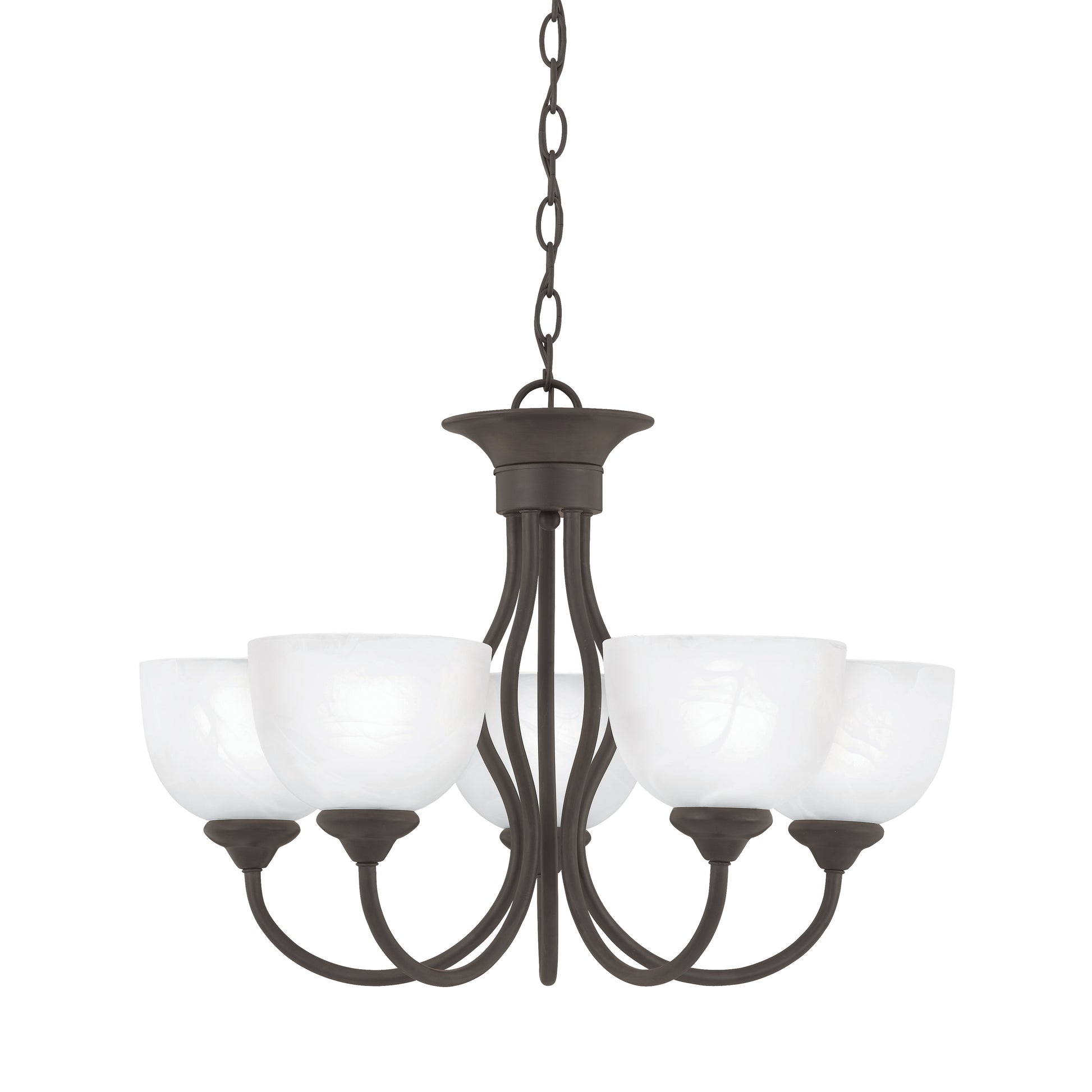 THOMAS SL801563 Tahoe 24'' Wide 5-Light Chandelier - Painted Bronze