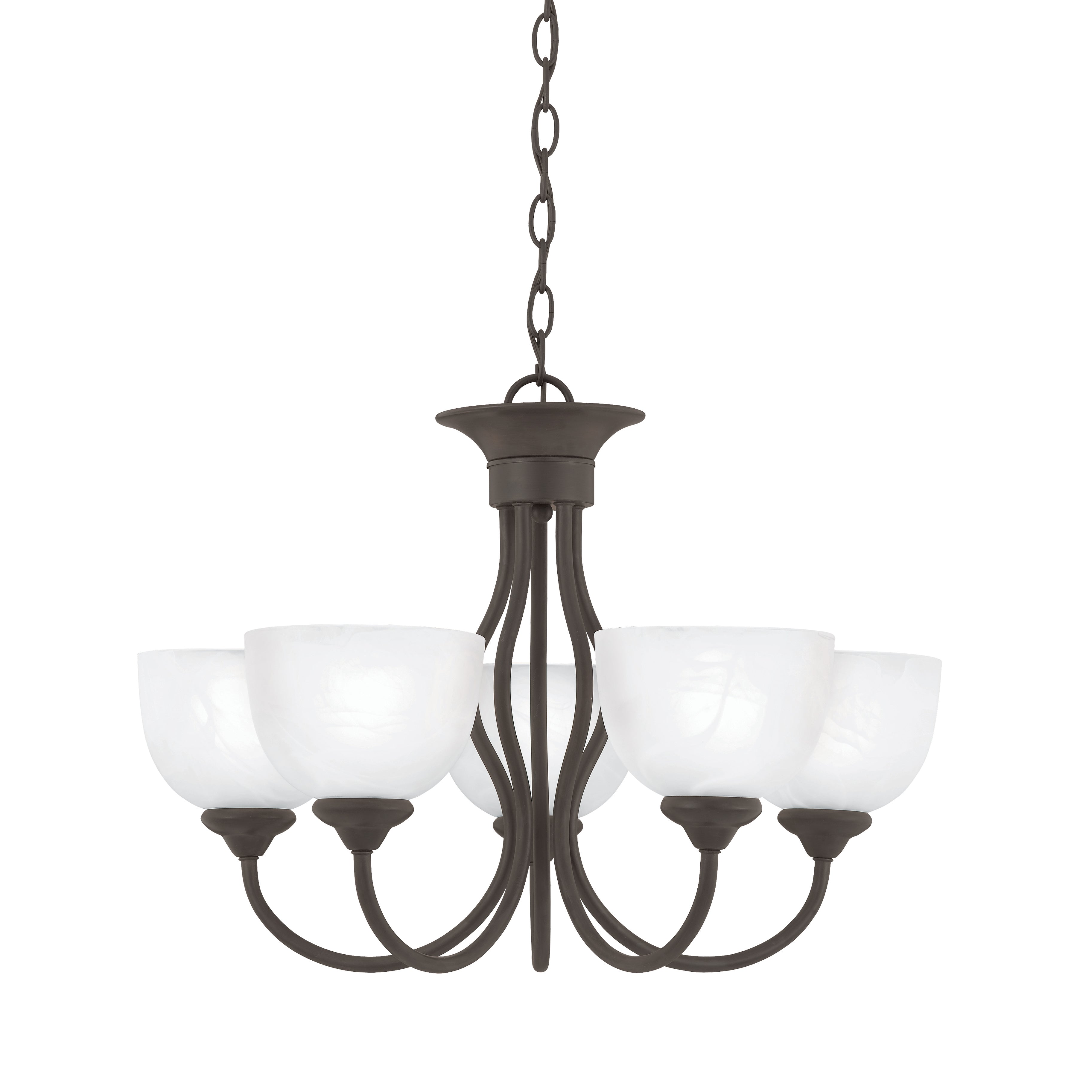 THOMAS SL801563 Tahoe 24'' Wide 5-Light Chandelier - Painted Bronze