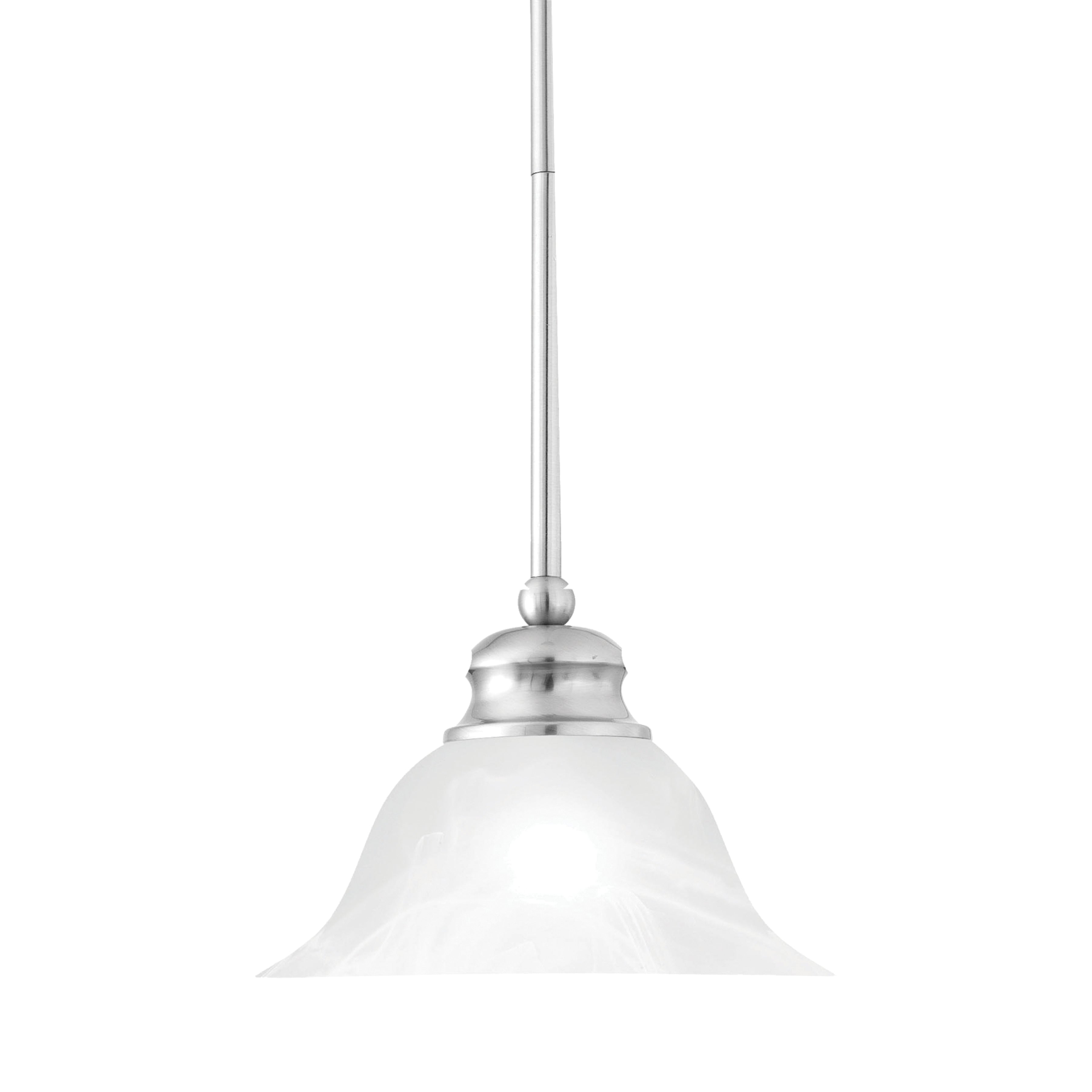 THOMAS SL829678 Prestige 9.5'' Wide 1-Light Mini Pendant - Brushed Nickel