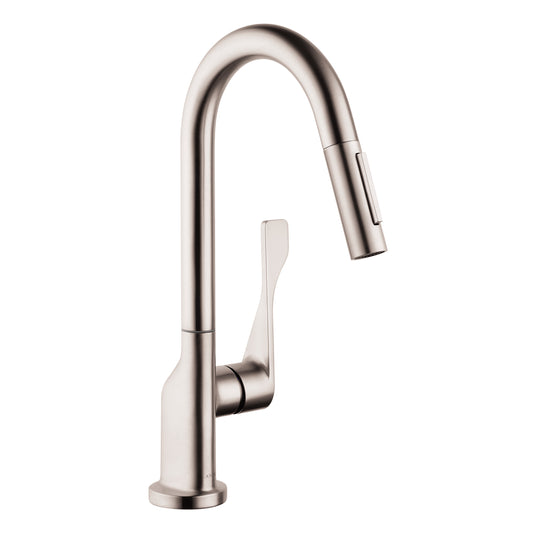 AXOR 39836801 Stainless Steel Optic Citterio Modern Kitchen Faucet 1.75 GPM