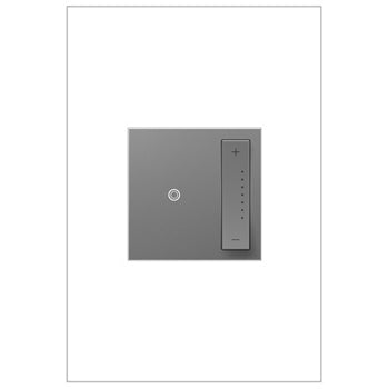 LEGRAND ADTP4FBL3PM4 ADORNE  0-10V sofTap Dimmer, Magnesium, with Microban