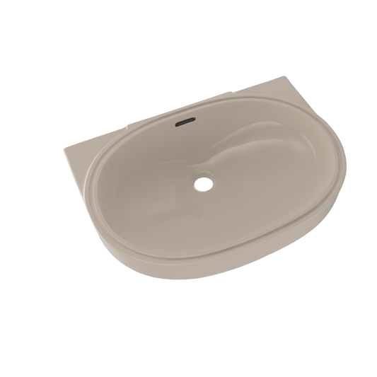 TOTO LT546G#03 Oval 19-11/16" x 13-3/4" Undermount Bathroom Sink with CEFIONTECT , Bone