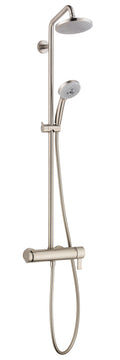 HANSGROHE 04530820 Croma Showerpipe 160 1-Jet with Pressure Balance, 2.0 GPM in Brushed Nickel