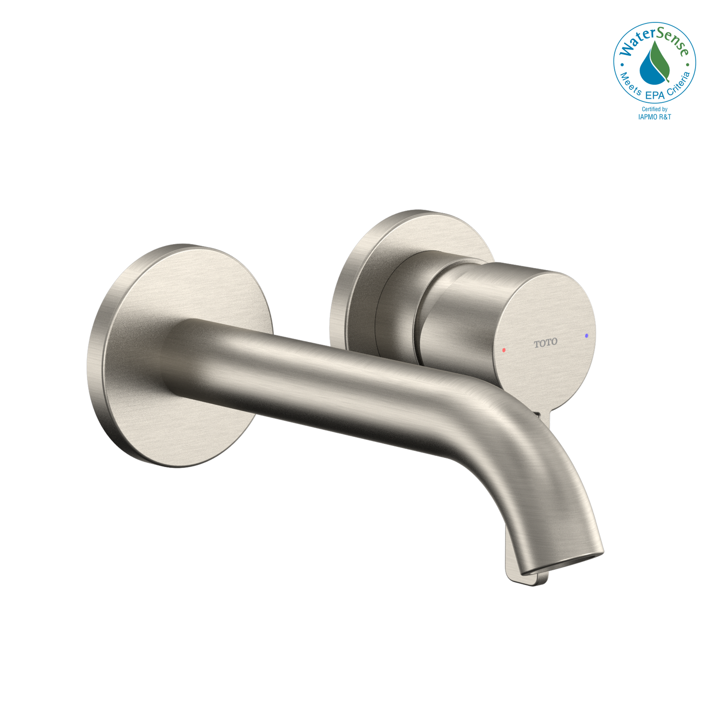 TOTO TLG11307U#BN GF 1.2 GPM Wall-Mount Single-Handle Bathroom Faucet with COMFORT GLIDE Technology , Brushed Nickel