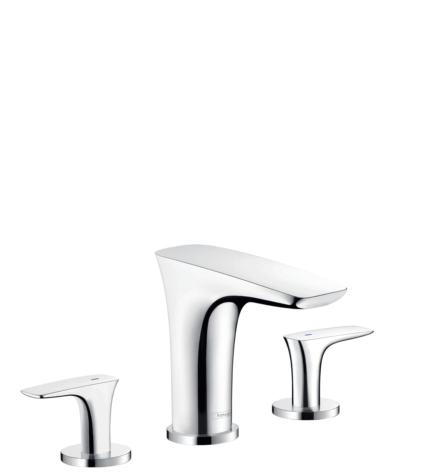 HANSGROHE 15440001 PuraVida 3-Hole Roman Tub Set Trim in Chrome