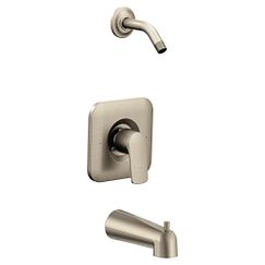 MOEN T2813NHBN Rizon Brushed Nickel Posi-Temp(R) Tub/Shower